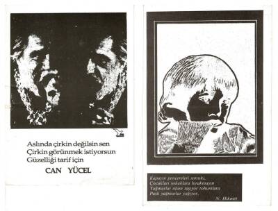 Nazım Hikmet - Can Yücel Kartpostal KRT7885 - 1