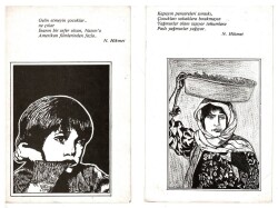 Nazım Hikmet x 2 Kartpostal KRT8049 - Gökçekoleksiyon