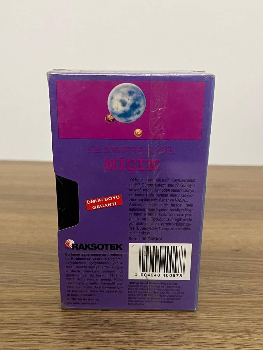 NE NERDE NASIL NİÇİN 1. Bölüm - BETA - Açılmamış Jelatininde Video Kaset DVD2850 - 3