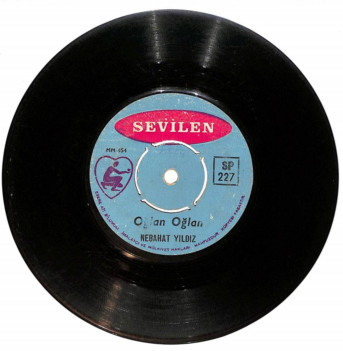 Nebahat Yıldız - Bir Çift Turna Gördüm / Oğlan Oğlan Plak (10/5.5) PLK25060 - 2