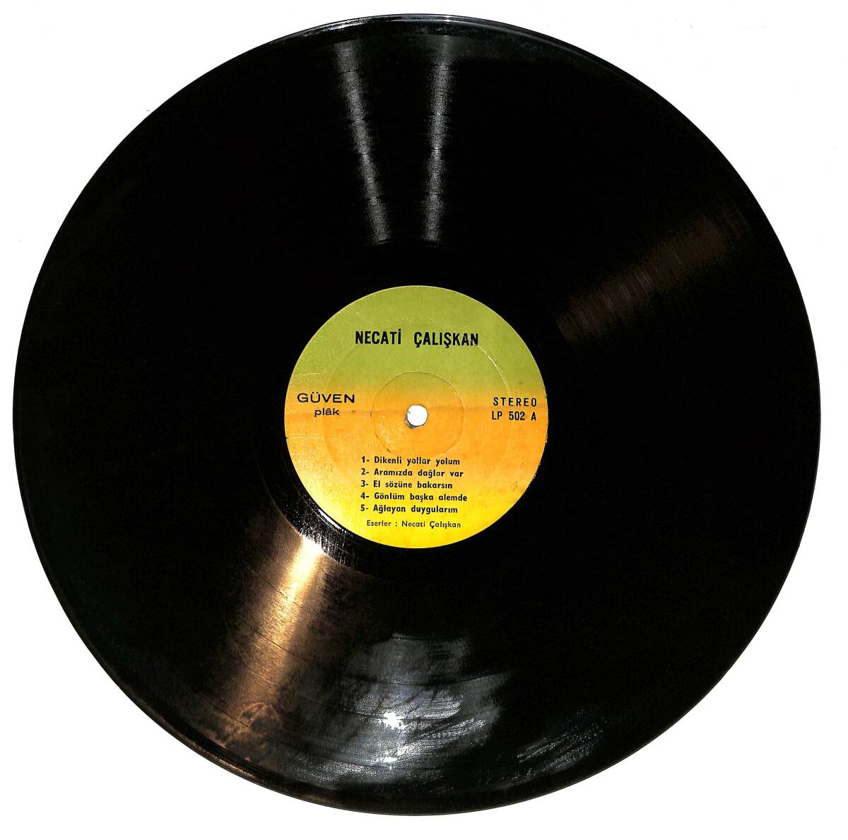 Necati Çalışkan - Ben Bir Aşkın Kurbanıyım LP PLAK (Açıklamayı Okuyunuz) PLK26678 - 1