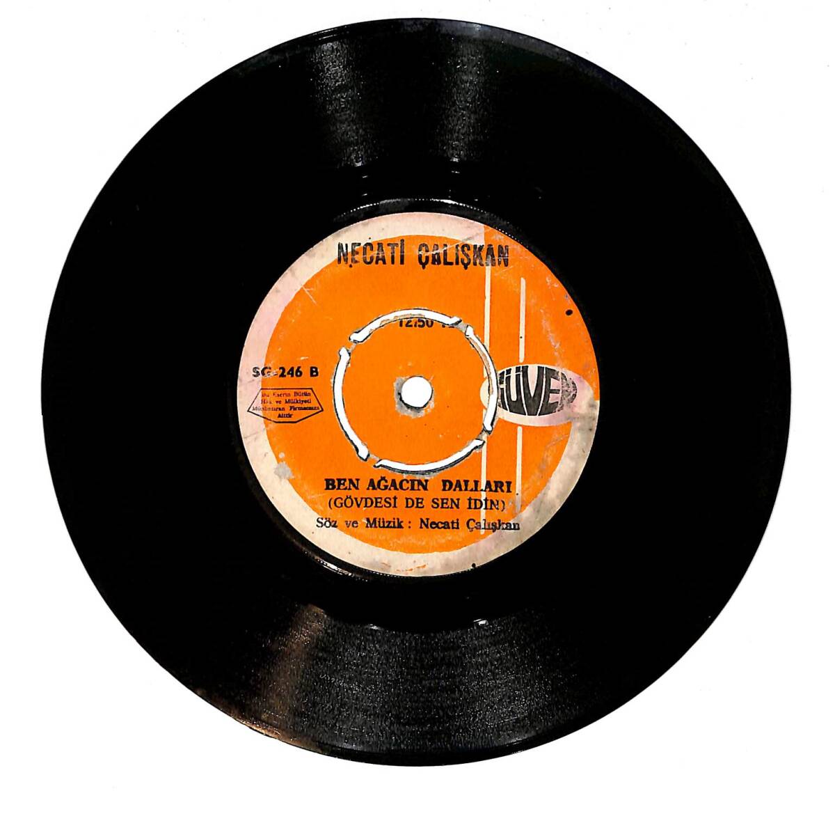 Necati Çalışkan – Yaşamakta Bir Tad Varmı & Ben Ağacın Dalları Plak (10/6.5) PLK26942 - 2