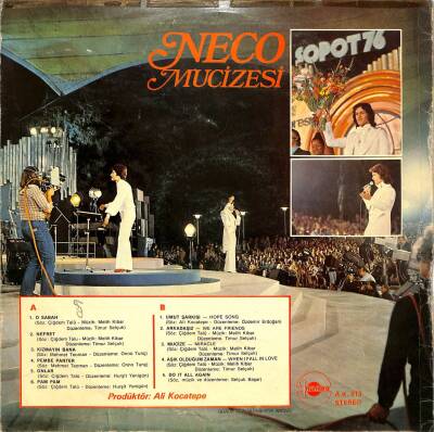 Neco (1976) – Neco Mucizesi LP (107.5) PLK20418 - 2