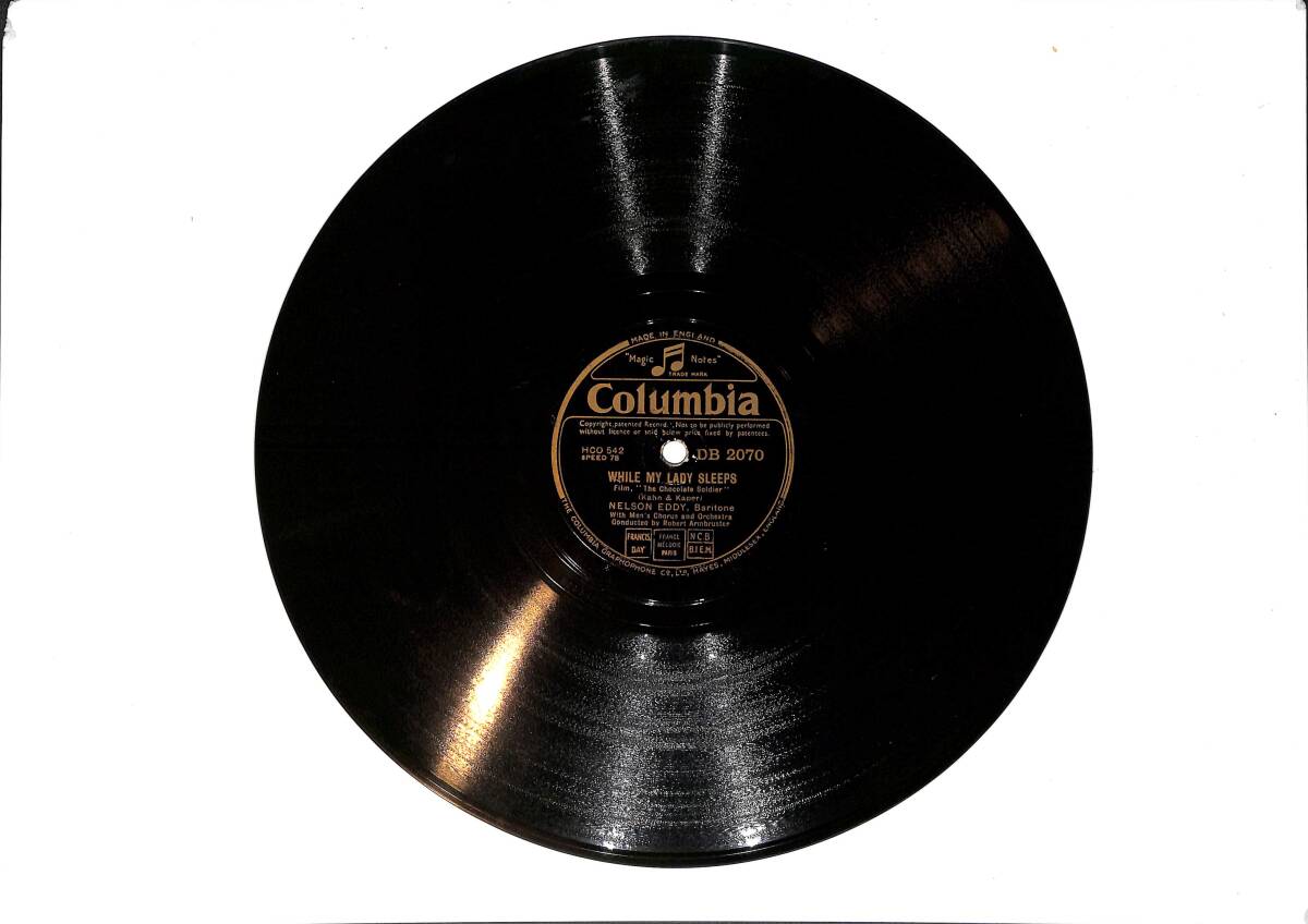 Nelson Eddy - White My Lady Sleeps / Rise Stevens - TI-RA-LA-LA TAŞ PLAK (10/7) PLK26099 - 1