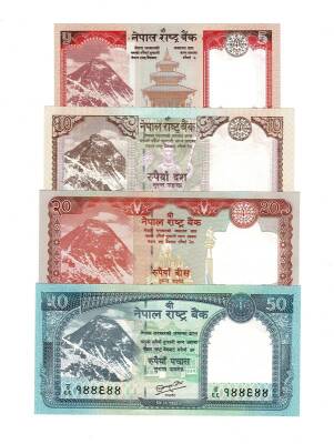 Nepal 5102050 Rupi 2012 Set Çil YKP1221 - 1