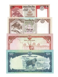 Nepal 5102050 Rupi 2012 Set Çil YKP1221 - 2