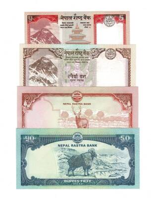 Nepal 5102050 Rupi 2012 Set Çil YKP1221 - 2