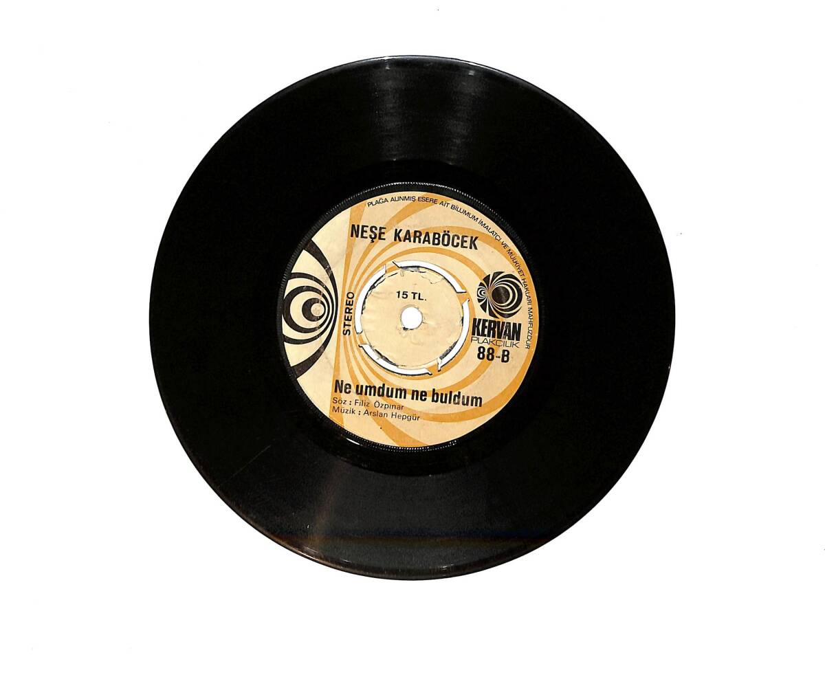 Neşe Karaböcek – Duyun Beni / Ne Umdum Ne Buldum 45’lik Plak – Kervan Plak (10/7) PLK27003 - 2