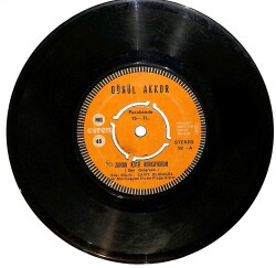 Gönül Akkor - Kaderde Varmış Ayrılmak / Zaman Kötü Korkuyorum Plak (10/6) PLK25220 - Gökçekoleksiyon
