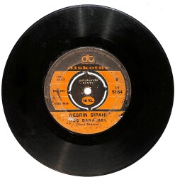 Nesrin Sipahi - Düşenin Dostu Olmazmış Ezelden / Koş Bana Gel Plak (10/6.5) PLK25332 - 2