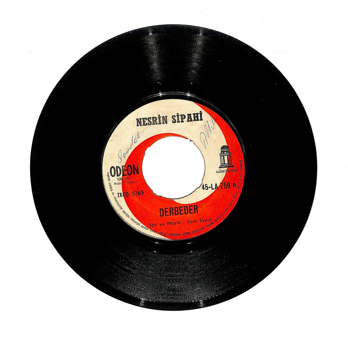 Nesrin Sipahi - Sakın Unutma Beni - Derbeder 45'lik Plak (10/7.5) PLK27116