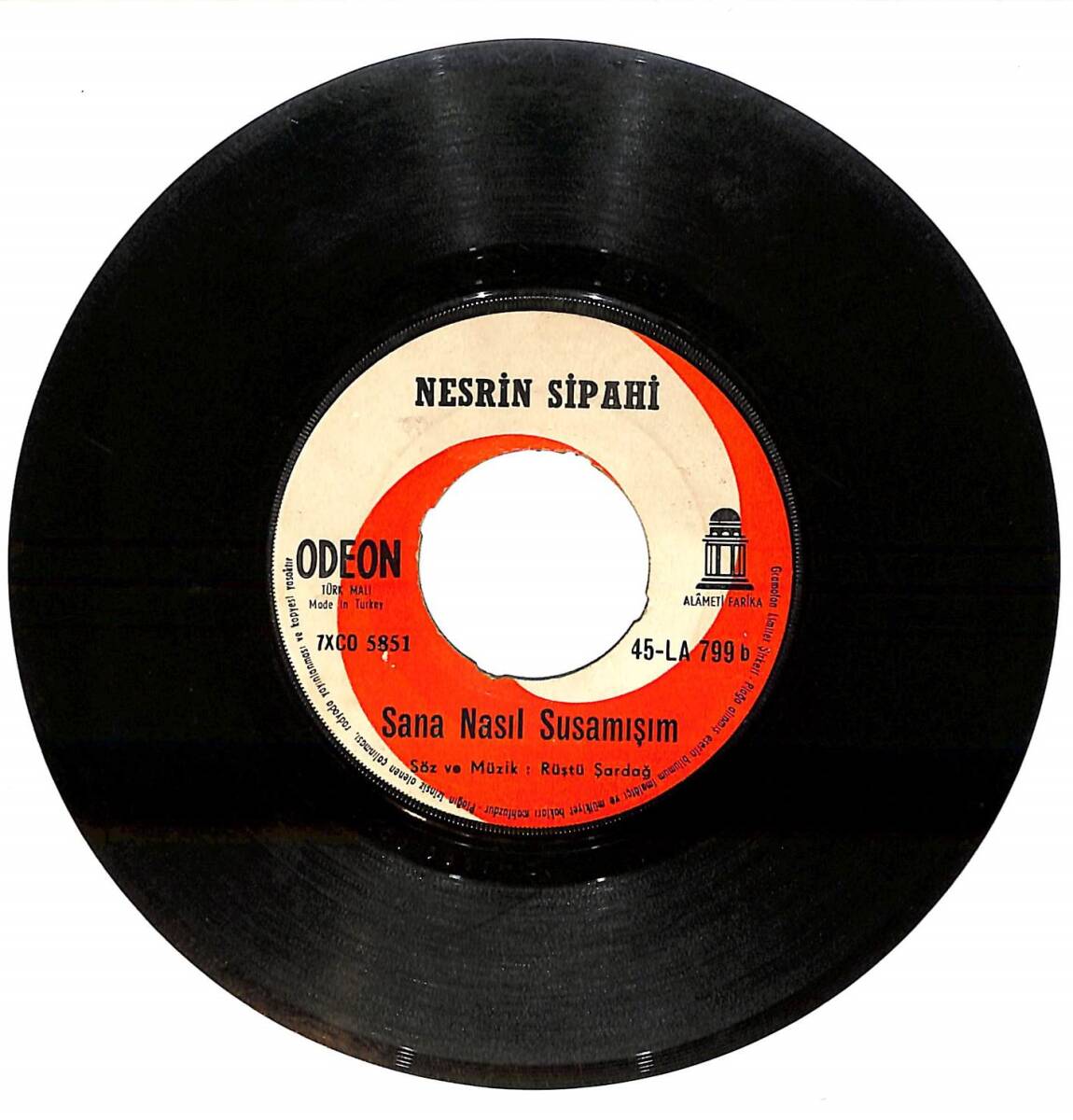 Nesrin Sipahi - Sana Nasıl Susamışım / Akşam Saatlerinde PLAK (10/7) PLK26107 - 1