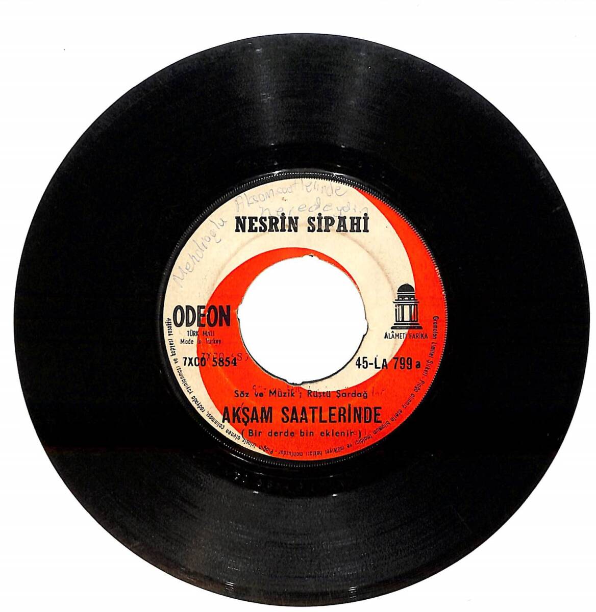 Nesrin Sipahi - Sana Nasıl Susamışım / Akşam Saatlerinde PLAK (10/7) PLK26107 - 2
