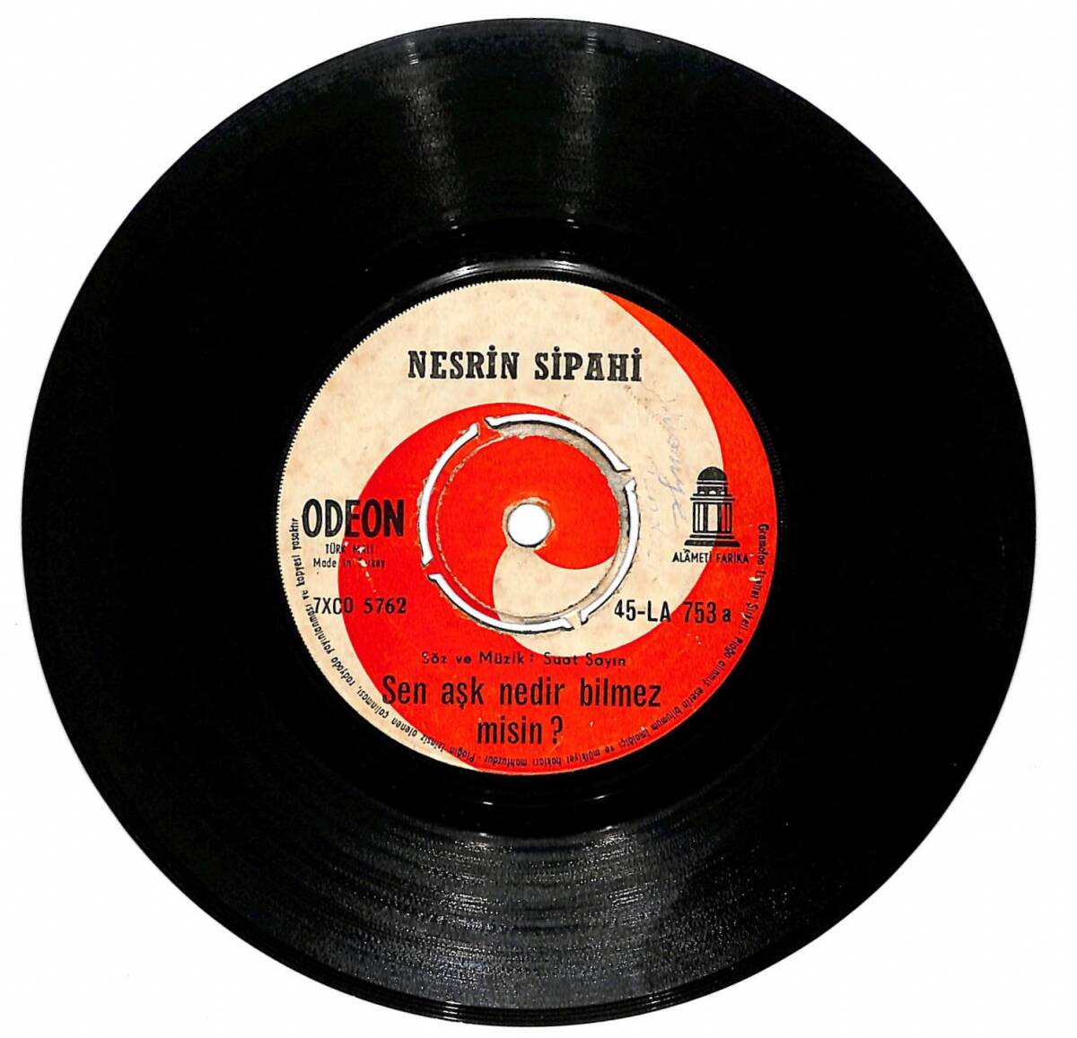 Nesrin Sipahi – Sen Aşk Nedir Bilmez Misin & Gözlerim Yolda Kaldı 45′lik Plak (10/7) PLK27408 - 1
