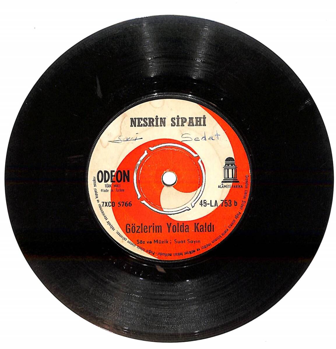 Nesrin Sipahi - Sen Aşk Nedir Bilmez misin / Gözlerim Yolda Kaldı PLAK (10/7) PLK26106 - 2