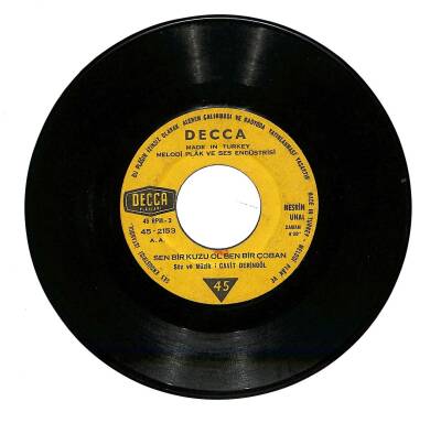 Nesrin Ünal - Kader Böyle Yazmış Yazımı/ Sen Bir Kuzu Ol Ben Bir Çoban Plak (10/6.5) PLK21592 - 2