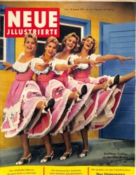 Neue Illustrierte - 10 August 1957 - Zwillings-Treffen an Der Film-Donau, Einsamet Begrabnis NDR84457 - Gökçekoleksiyon