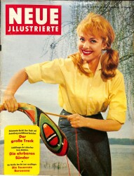 Neue Illustrierte 14 Juni 1958 - Grace Metalious, Sabine Sesselmann, Raymond Darolle NDR84561 - Gökçekoleksiyon