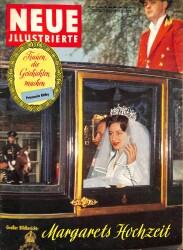 NEUE ILLUSTRİERTE Nr. 21 21 Mai 1960 - Grober Bildbericht Margarets NDR83725 - Gökçekoleksiyon