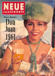 Neue Illustrierte Nummer 8 19 Februar 1961 - Don Juan 1961, Sonja Ziemann, Klaus Collignon NDR86020 - Gökçekoleksiyon