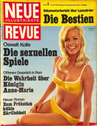 Neue Illustrierte Revue 4 February 1968 - Oswalt Kolle, Anne Marie NDR85496 - Gökçekoleksiyon