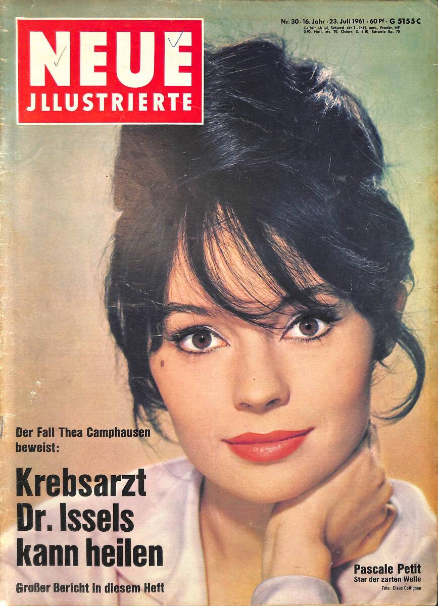 Neue Illustrierte Revue Nr. 30 23 Juli 1961 - Pascale Petit - Dr. Issels NDR98420 - 1