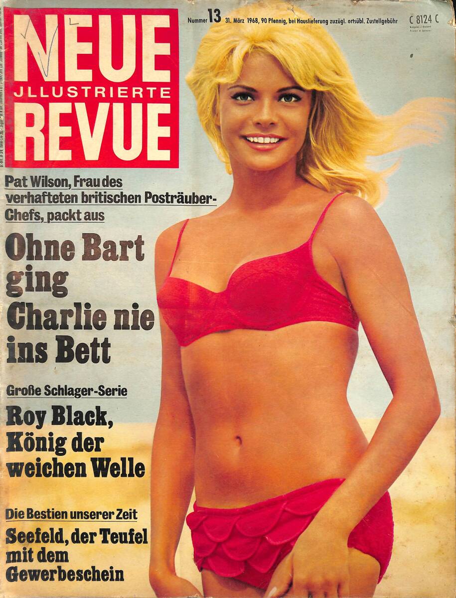 Neue Illustrierte Revue – Nr.13 – 31 März 1968 - Dr. Philip Blaiberg - Marilyn Monroe - Jackie und Bruder Ted auf einem Ball. NDR100463 - 1