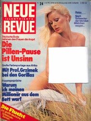 Neue Illustrierte Revue Nr.24 5 Juni 1976 - Prof. Grzimek, Rolf Bublitz, Peter Michael Kolbe NDR86014 - Gökçekoleksiyon