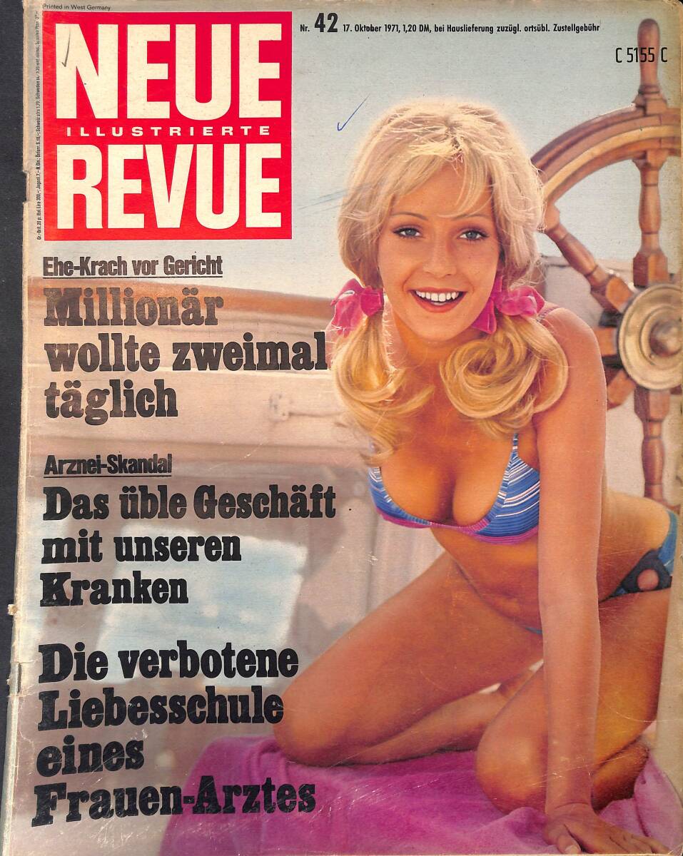 Neue Illustrierte Revue – Nr.42 – 17 Oktober 1971 – Dr. Marga Hubinek - Gabrielle Russier - LUX-Filter Zigaretten Werbung NDR100440 - 1