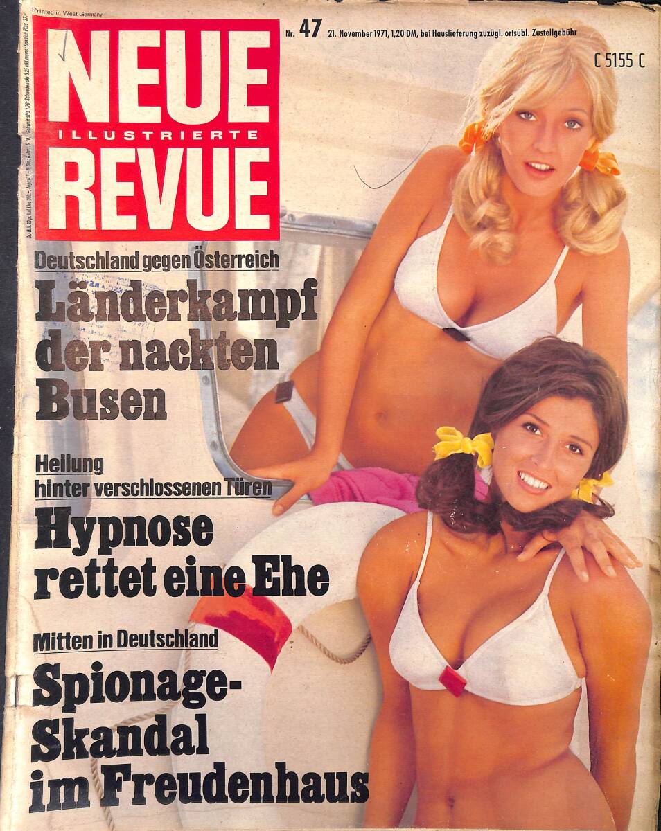 Neue Illustrierte Revue – Nr.47 – 21 November 1971 – Wie Paula ihren Mann klein-kriegte - Bounty-Schokoladenwerbung NDR100444 - 1
