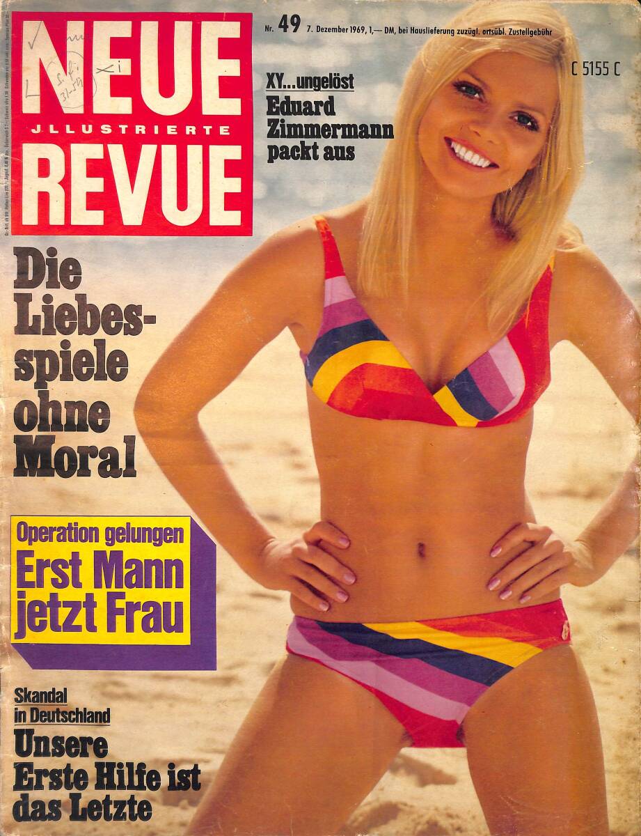 Neue Illustrierte Revue – Nr.49 – 7 Dezember 1969 - Marshal Matt Dillon und Braut Thordis in der Heide NDR100462 - 1