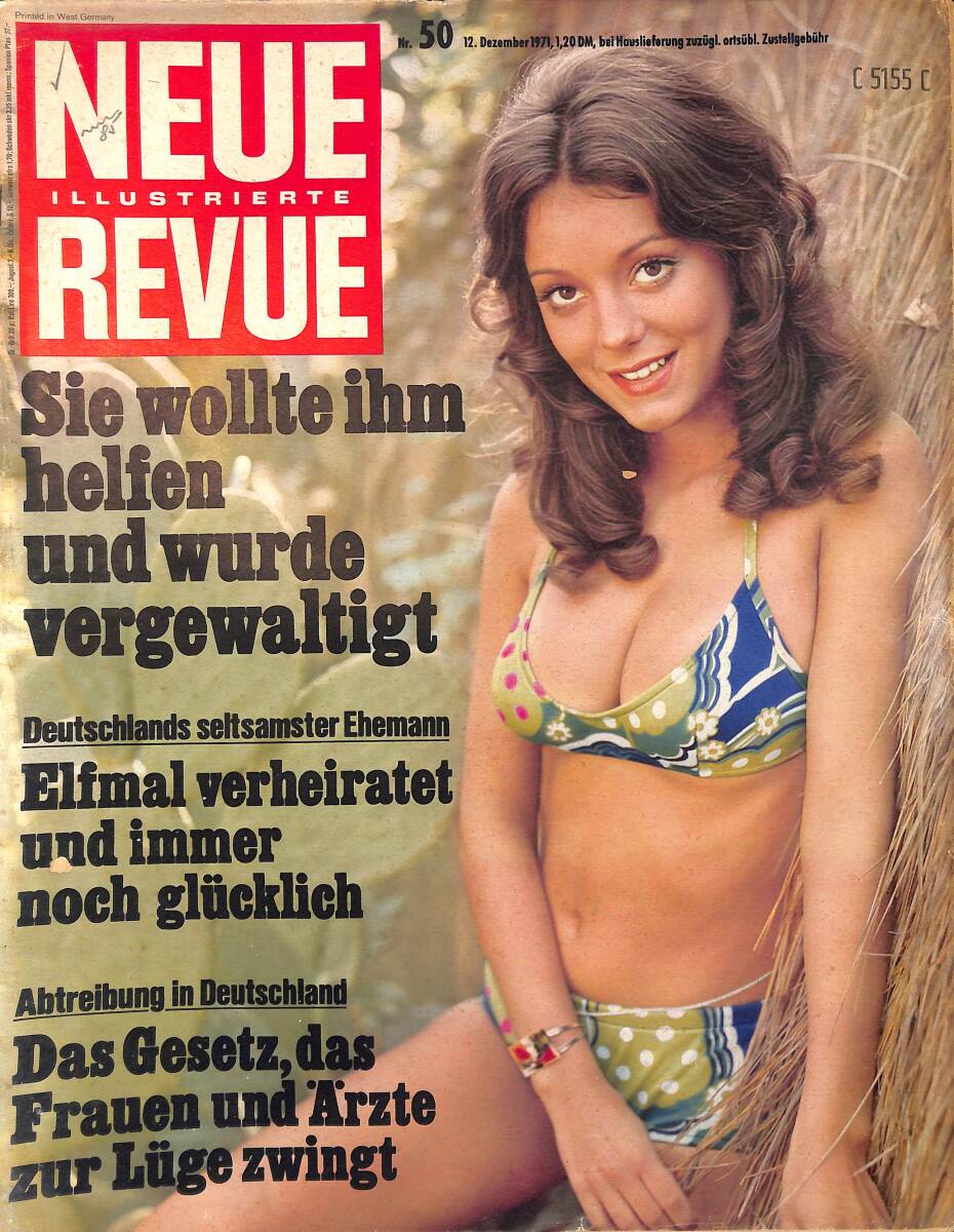 Neue Illustrierte Revue – Nr.50 – 12 Dezember 1971 – Bei Rudi Carrell können die Holländer nicht lachen - So ehrt das Fernsehen einen verdienten Star NDR100445 - 1