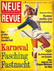 Neue Illustrierte Revue Nummer 8 25 Februar 1968 - Karneval Fasching Fastnacht, Oswalt Kolle NDR86026 - Gökçekoleksiyon