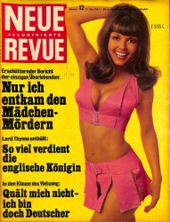 Neue Jllustrierte Revue Nr 12 23 Marz 1969 - Elizabeth Taylor, Kennedy, Margit NDR83950 - Gökçekoleksiyon