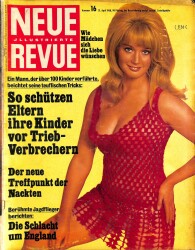 Neue Jllustrierte Revue Nr 16 21 April 1968 -Fernseh Ansagerin Petra Schürmann NDR83959 - Gökçekoleksiyon