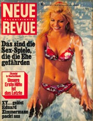 Neue Jllustrierte Revue Nr 41 12 Oktober 1969 - Elke Sommer, Heidi Brühl NDR83953 - Gökçekoleksiyon
