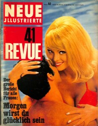 Neue Jllustrierte Revue Nr 41 9 October 1966 - Marie Cecile, Joe Hyams , Kleiner Trost Partnerin Jocelyne Lane NDR83963 - Gökçekoleksiyon