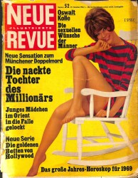 Neue Jllustrierte Revue Nr 52 29 Dezember 1968 - Rene Sleesrujik und Corry Brokken , Monika Philipp NDR83943 - Gökçekoleksiyon