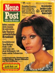 NEUE POST Magazine 12 May 1975 - Elizabeth Taylor NDR96674 - Gökçekoleksiyon