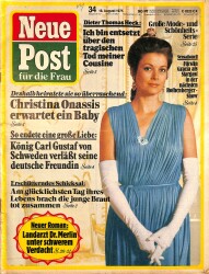 NEUE POST Magazine 18 August 1975 - Christina Onassis, Helene Polignac NDR96670 - Gökçekoleksiyon