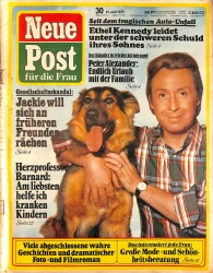 NEUE POST Magazine 21 July 1975 - Princess Soraya, Angelika Hauff NDR96672 - Gökçekoleksiyon