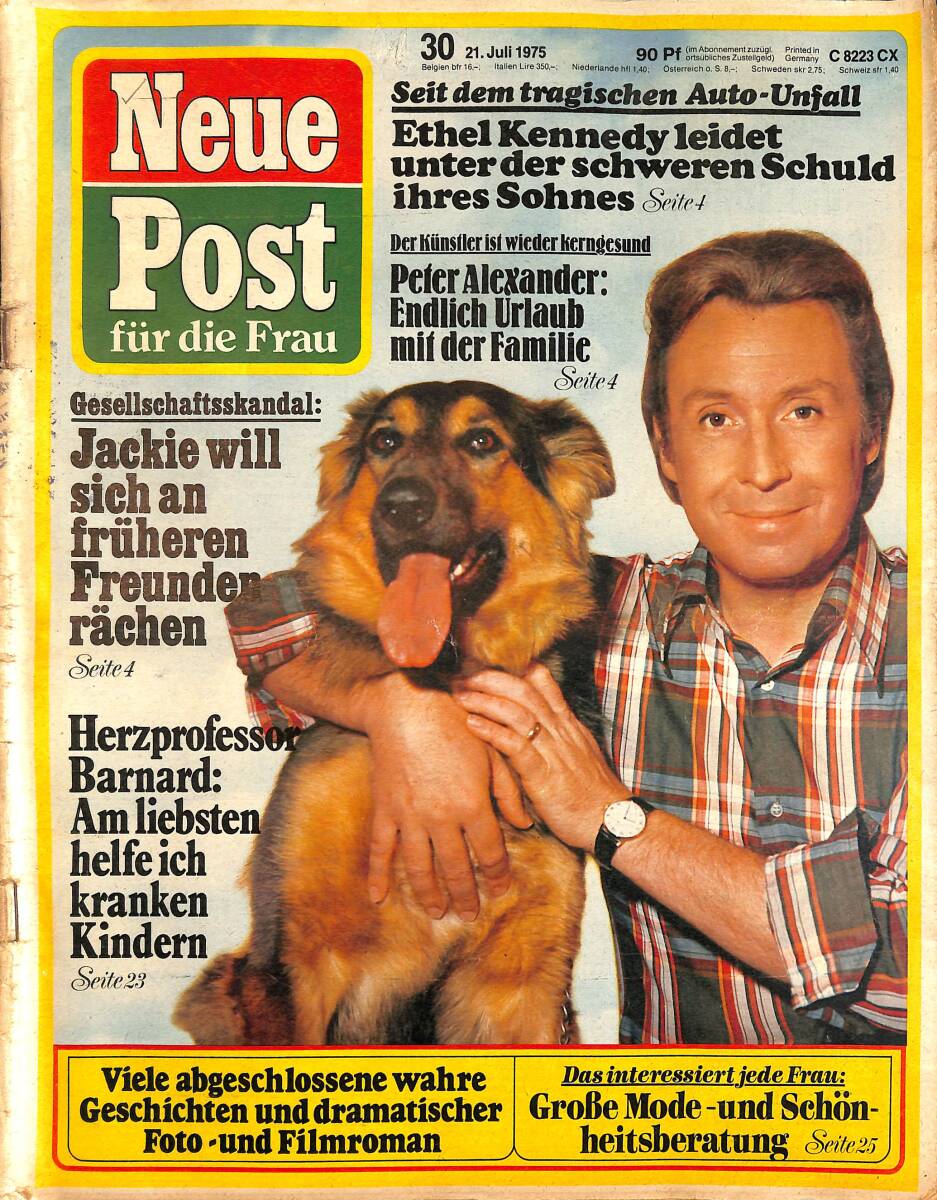 NEUE POST Magazine 21 July 1975 - Princess Soraya, Angelika Hauff NDR96672 - 1