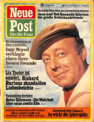NEUE POST Magazine 23 June 1975 - Inge Meysel, Elizabeth Taylor NDR96675 - Gökçekoleksiyon