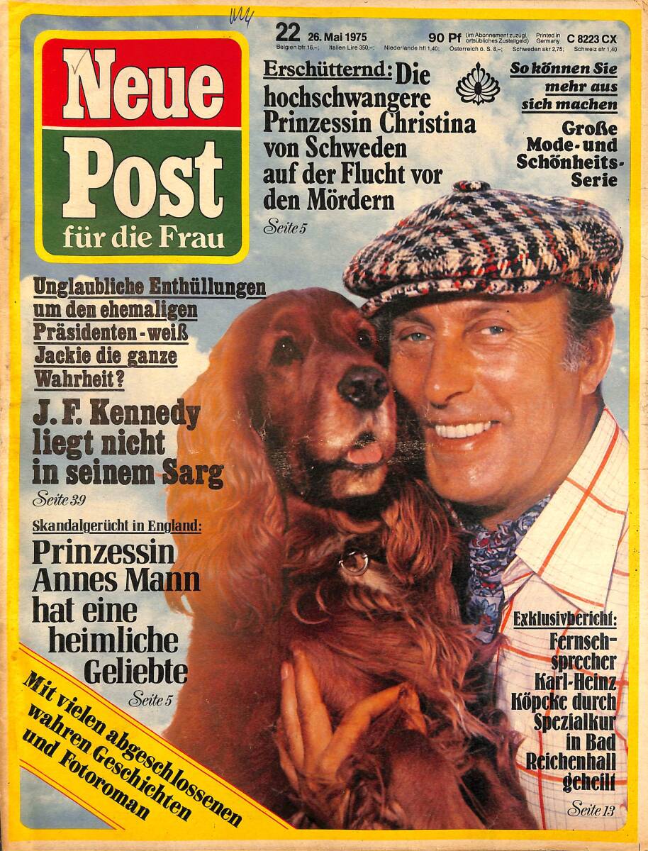 NEUE POST Magazine 26 May 1975 - Rıza Şah Pehlevi, John F. Kennedy NDR96669 - 1