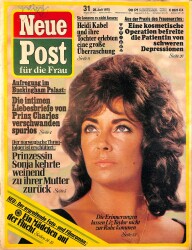 NEUE POST Magazine 28 July 1975 - Elizabeth Taylor, Gunter Sachs, Farah Diba NDR96671 - Gökçekoleksiyon