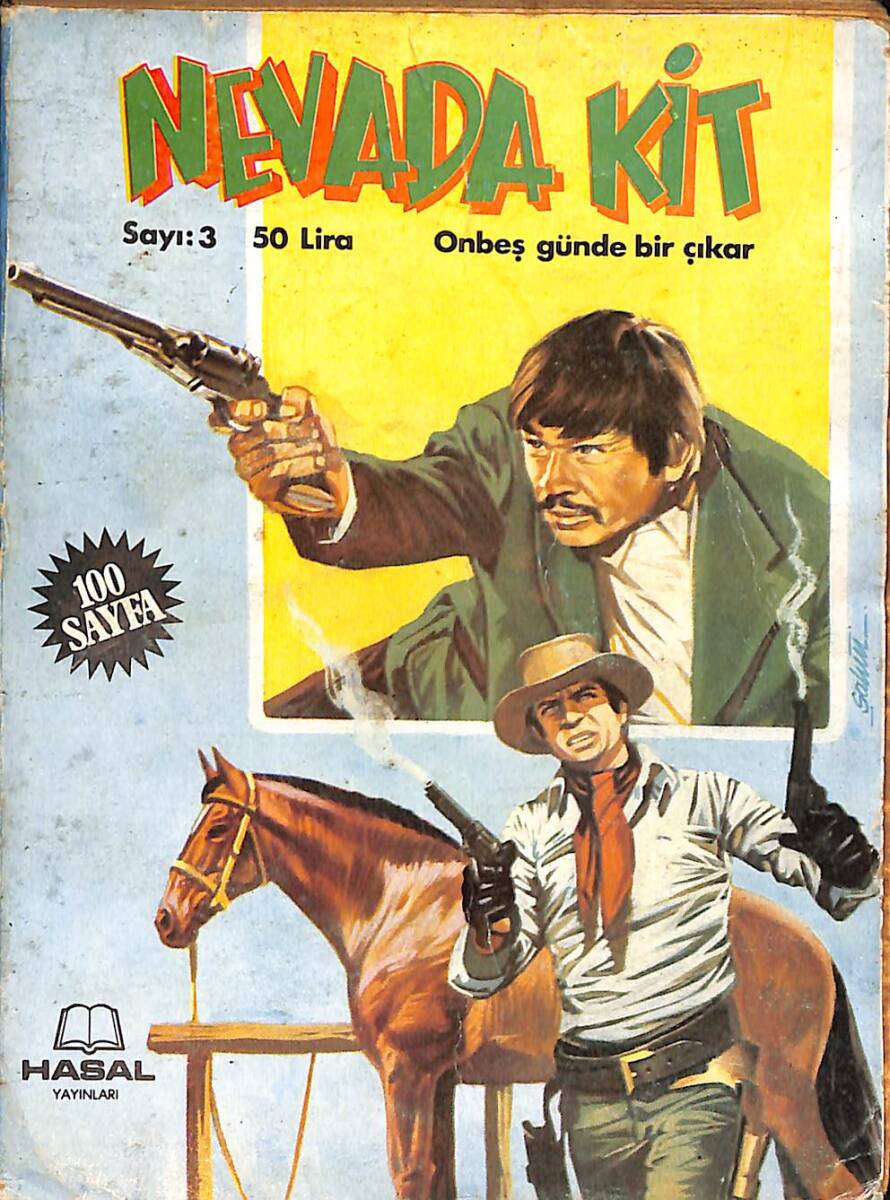 NEVADA KİT Çizgi Roman Sayı:3 (2 Kasım 1981) / Gümüş Yıldız NDR98570 - 1