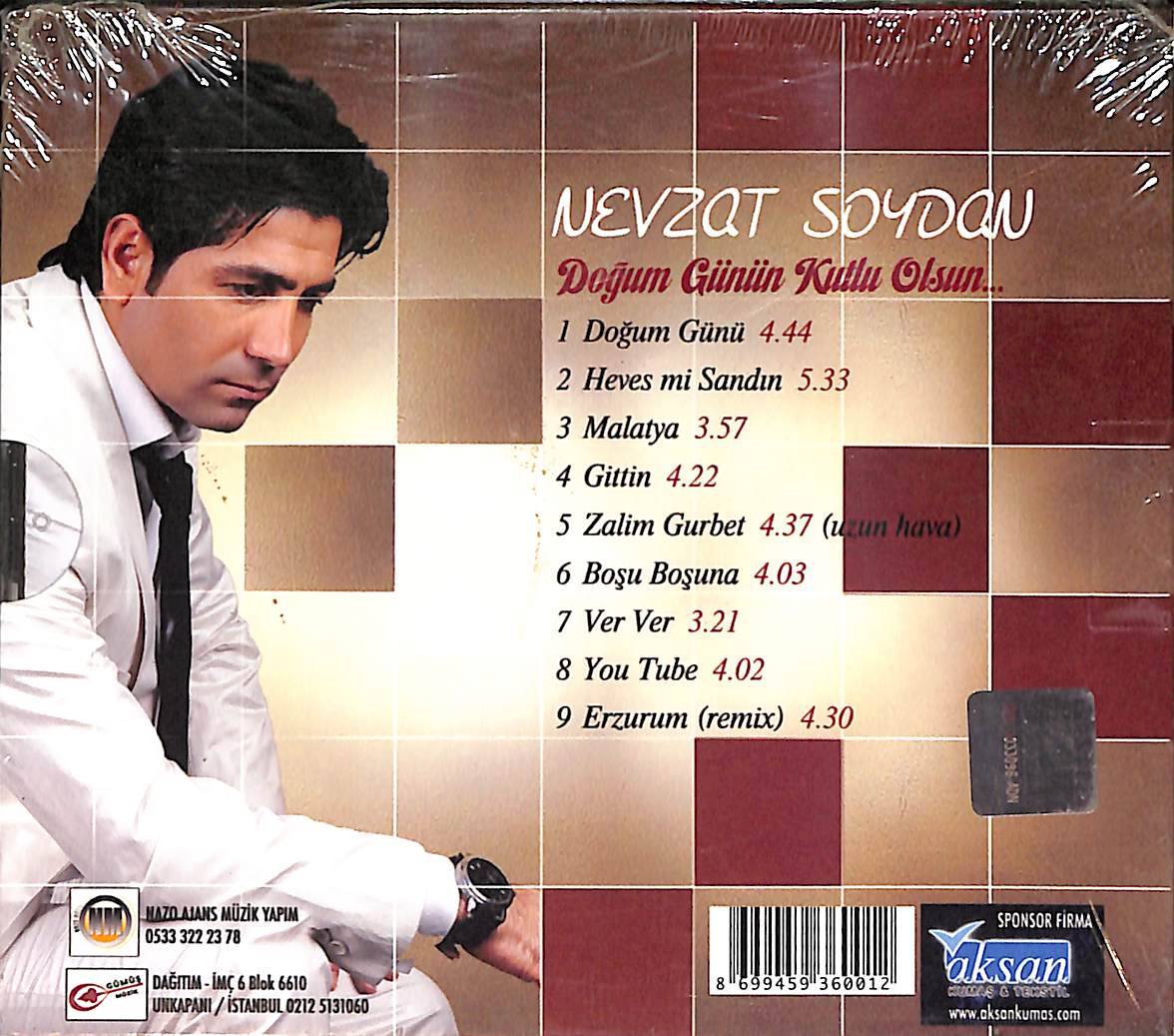 Nevzat Soydan - Doğum Günün Kutlu Olsun CD (Sıfır) CD4865 - 2