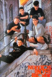 New Kids On The Block Büyük Boy Kartpostal KRT18866 - Gökçekoleksiyon