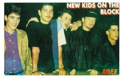 New Kids On The Block Büyük Boy Kartpostal KRT9287 - 1