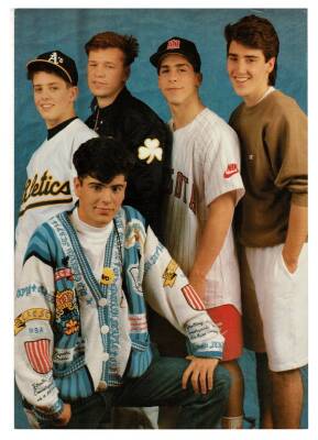 New Kids On The Block Büyük Boy Kartpostal KRT9293 - 1